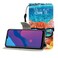 Protective Cover For Huawei Enjoy 10S Colored Drawing Horizontal Flip Leather Case with Holder &amp; Card Slot &amp; Wallet (Underwater Cat)
