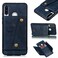 Protective Cover Leather Protective Case For Huawei P30 Lite (Blue)