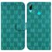 Protective Cover For Huawei P smart 2019 /Honor 10 Lite Double 8-shaped Embossed Leather Phone Case (Green)