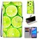 Protective Cover For Huawei P20 Lite / nova 3e Coloured Drawing Cross Texture Horizontal Flip PU Leather Case with Holder &amp; Card Slots &amp; Wallet &amp; Lanyard (Green Lemon)