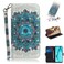 Protective Cover For Huawei P40 lite 3D Painting Horizontal Flip Leather Case with Holder &amp; Card Slot &amp; Wallet &amp; Lanyard (Peacock wreath)