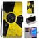 Protective Cover For Huawei P20 Lite / nova 3e Coloured Drawing Cross Texture Horizontal Flip PU Leather Case with Holder &amp; Card Slots &amp; Wallet &amp; Lanyard (Yellow Black Logo)