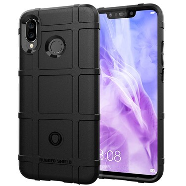 Protective Cover Full Coverage Shockproof TPU Case for Huawei Nova 3 (Black)