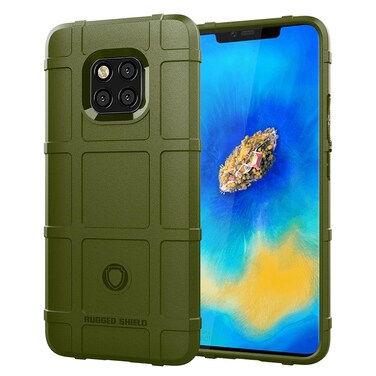 Protective Cover Shockproof Full Coverage Silicone Case for Huawei Mate 20 Pro Protector Cover  (Army Green)