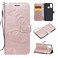 Protective Cover For Huawei P Smart (2020) 3D Butterflies Embossing Pattern Horizontal Flip Leather Case with Holder &amp; Card Slot &amp; Wallet (Rose Gold)