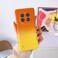 Protective Cover For Huawei P50 Pro Frameless Skin Feel Gradient Phone Case (Orange Yellow)