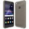 Protective Cover For Huawei  P8 Lite  (2017) Brushed Carbon Fiber Texture Shockproof TPU Protective Case (Grey)