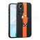 Protective Cover For Honor 50 Pro Magnetic Litchi Leather Back Phone Case with Holder (Orange)
