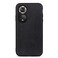 Protective Cover For Honor 50 Pro Accurate Hole Litchi Texture Leather Shockproof Case (Black)