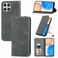 Protective Cover For Honor X8 Retro Skin Feel Magnetic Leather Phone Case (Gray)