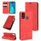Protective Cover For Huawei Honor 9X lite Retro-skin Business Magnetic Suction Leather Case with Holder &amp; Card Slots &amp; Wallet (Red)