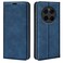 Protective Cover For Honor Magic7 5G Retro-skin Magnetic Suction Leather Phone Case (Dark Blue)