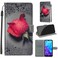 Protective Cover For Huawei Y5 2019 / Honor 8S Voltage Colored Drawing Magnetic Clasp Horizontal Flip PU Leather Case with Holder &amp; Card Slots (C14 Black Water Drop Rose)