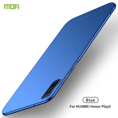 Protective Cover For Huawei Honor Play 3 MOFI Frosted PC Ultra-thin Hard Case (Blue)