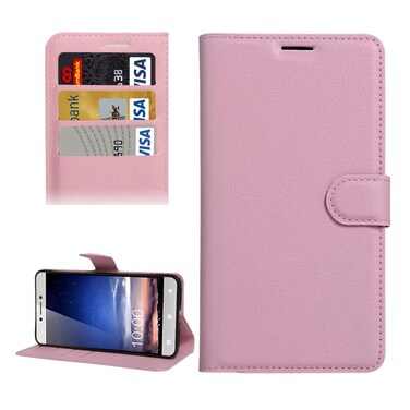 Case Cover For Letv Coolpad Cool1 dual Litchi Texture Horizontal Flip PU Leather Case with Holder &amp; Card Slots &amp; Wallet(Pink)