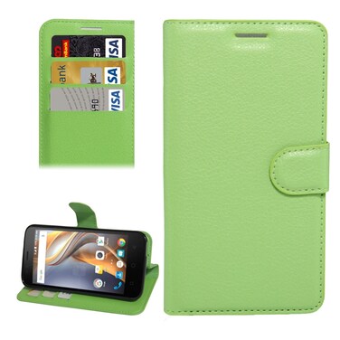 Case Cover For Coolpad catalyst Litchi Texture Horizontal Flip Leather Case with Holder &amp; Card Slots &amp; Wallet(Green)