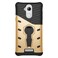 Case Cover For Coolpad Note 5 Shock-Resistant 360 Degree Spin Tough Armor TPU+PC Combination Case with Holder (Gold)