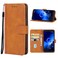 Case Cover Leather Phone Case For Alcatel 1x (2019)(Brown)