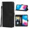 Case Cover Leather Phone Case For Alcatel 3L 2020(Black)