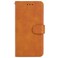 Case Cover Leather Phone Case For Alcatel 3C 2018(Brown)