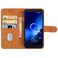 Case Cover Leather Phone Case For Alcatel 1C(Brown)