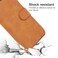 Case Cover Leather Phone Case For Alcatel 1C(Brown)