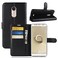 Case Cover For Alcatel 3C Litchi Texture Horizontal Flip Leather Case with Wallet &amp; Holder &amp; Card Slots(Black)