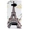 Case Cover Effie Tower Pattern Cross Texture Leather Case with Holder &amp; Card Slots for Alcatel One Touch Pop C7