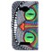 Case Cover Owl Pattern Cross Texture Leather Case with Holder &amp; Card Slots for Alcatel One Touch Pop C7