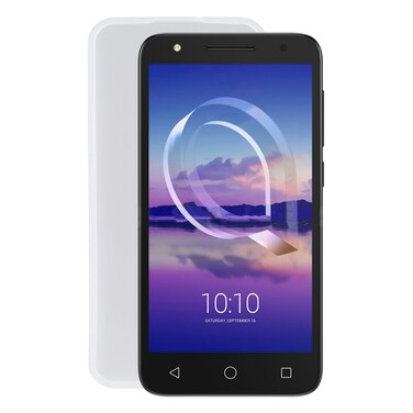 Case Cover TPU Phone Case For Alcatel U5 HD(Transparent White)