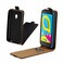Case Cover For Alcatel U5 TPU Business Style Vertical Flip Protective Leather Case with Card Slot (Black)