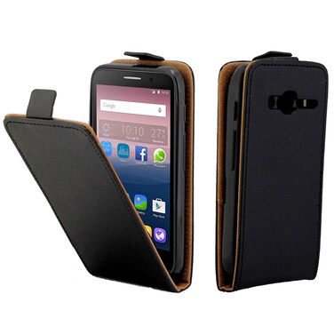 Case Cover For Alcatel Pixi 4 (4.0) TPU Business Style Vertical Flip Protective Leather Case with Card Slot