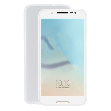 Case Cover TPU Phone Case For Alcatel A7(Transparent White)