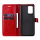 Case Cover For OPPO A74 4G / F19 4G Pressed Printing Butterfly Pattern Horizontal Flip PU Leather Case with Holder &amp; Card Slots &amp; Wallet &amp; Lanyard(Red)