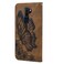 Case Cover For OPPO A9 (2020) Retro Skin Feel Butterflies Embossing Horizontal Flip Leather Case with Holder &amp; Card Slots &amp; Wallet(Brown)