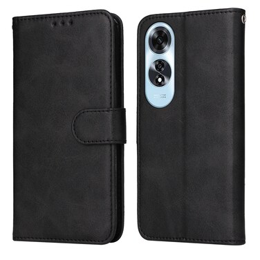 Case Cover For OPPO A60 4G Global Classic Calf Texture Flip Leather Phone Case(Black)
