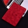 Case Cover For Xiaomi Redmi Pad Pro 12.1 Lily Embossed Leather Tablet Case(Red)