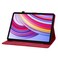 Case Cover For Xiaomi Redmi Pad Pro 12.1 Lily Embossed Leather Tablet Case(Red)