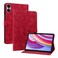 Case Cover For Xiaomi Redmi Pad Pro 12.1 Lily Embossed Leather Tablet Case(Red)