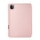 Case Cover For Xiaomi Pad 5 Solid Color 3-folding Leather Tablet Case(Rose Gold)