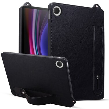 Case Cover For Xiaomi Mi Pad 4 TPU Leather Back Tablet Case with Wristband(Black)