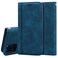 Case Cover For iPhone 11 Pro Max Frosted Business Magnetic Horizontal Flip PU Leather Case with Holder &amp; Card Slot &amp; Lanyard(Blue)