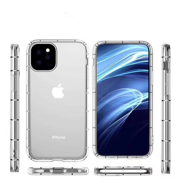 Case Cover For iPhone 11 Pro Max Four-Side Air Pressure Drop-Proof Thick Transparent TPU Phone Case(Transparent)