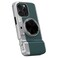 Case Cover For iPhone 11 Pro Max 3D Retro Bluetooth Camera Magsafe Mirror Phone Case(Dark Green)