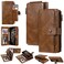 Case Cover For iPhone 11 Pro Max Multifunctional Retro Detachable Magnetic Horizontal Flip Leather Case with Card Slots &amp; Holder &amp; Wallet &amp; Photo Frame(Brown)