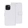Case Cover For iPhone 15 Pro Max idewei Crazy Horse Texture Leather Phone Case with Holder(White)