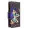 Case cover For Xiaomi Redmi Note 7 Colored Drawing Pattern Zipper Horizontal Flip Leather Case with Holder &amp; Card Slots &amp; Wallet(Big Butterfly)