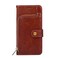 Case cover For Xiaomi Redmi Note 11 Global/Redmi Note 11S Zipper Bag Leather Phone Case(Brown)