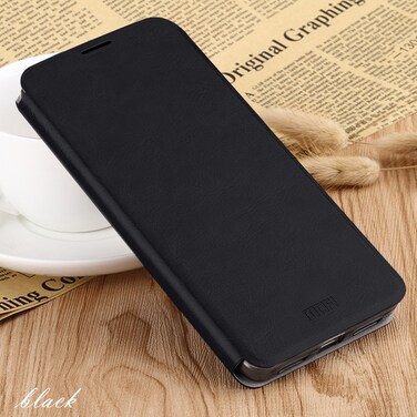 Case cover For Xiaomi  Mi 9 Pro MOFI Rui Series Classical Leather Flip Leather Case With Bracket Embedded Steel Plate All-inclusive(Black)