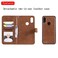 Case cover For Xiaomi Redmi 7 Solid Color Horizontal Flip Protective Case with Holder &amp; Card Slots &amp; Wallet &amp; Photo Frame &amp; Lanyard(Brown)